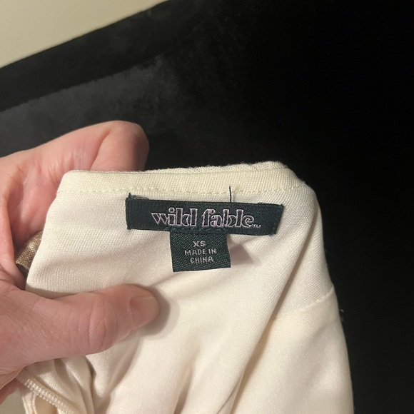 Wild Fable Cream Fabric - Picture 4 of 4